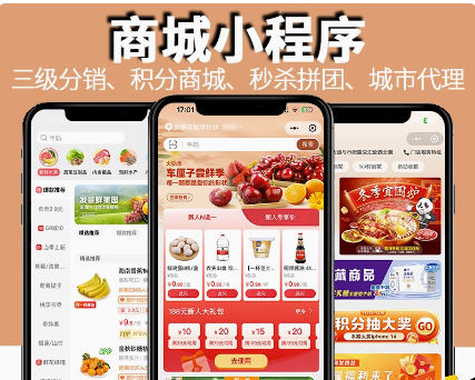 微信分銷商城小程序積分系統購物定制作